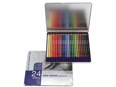 ست مداد رنگی حرفه ای  ونگوگ- 24 رنگ  